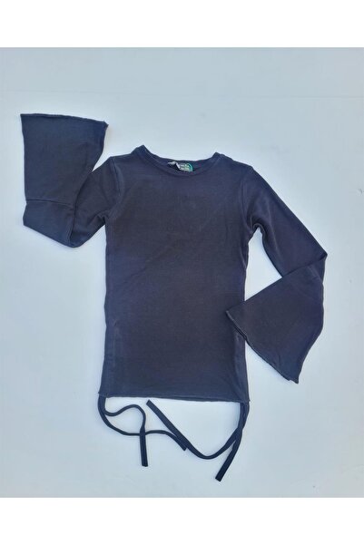 Woorage Bluză pentru fete din bumbac cu mânecă lungă, subțire, ajustată pe la...