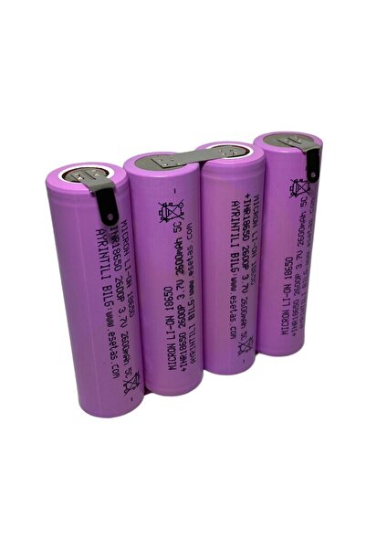 Micron 18650 14.4 V 2600 Mah 5c Pilden 4s Li-ıon Şarjlı Matkap Pili, Bataryası