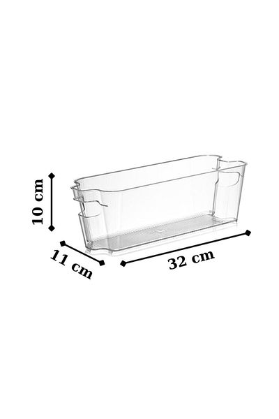 LeesHome 3 Διαφανές Ψυγείο & Organizer Εσωτερικού Ντουλάπας Μικρό