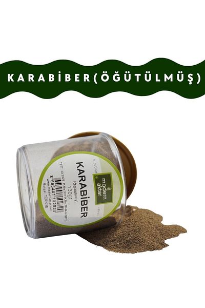 modern aktar Black Pepper Powder (Melted) 130 gr