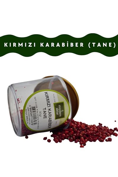 modern aktar Red Black Pepper Tane 90 Gr
