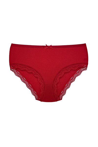 HNX 3-х частинні труси з високою талією, мереживною обробкою та великим розміром для жінок