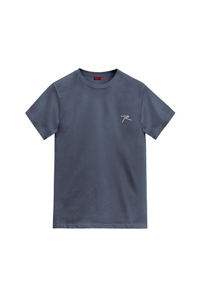 raru Ανδρικό T-shirt Agnito Petrol - 100% βαμβάκι