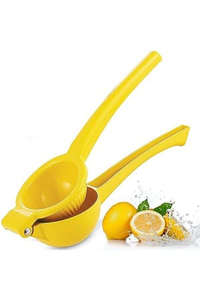 KÜÇÜK EW Mimoza Cast Iron Lemon and Citrus Squeezer (Yellow)