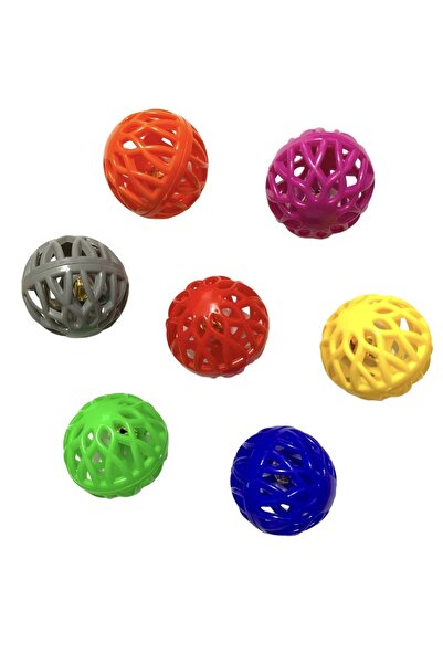 bayraktarpet Bird Toy for Cage Birds - Bird Ball with Bell (1 Piece)