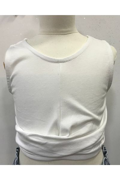 Çikoby Girl's Waist Detailed Crop