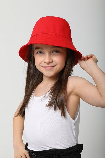 FELLMENS Red Unisex Bucket Kids Hat