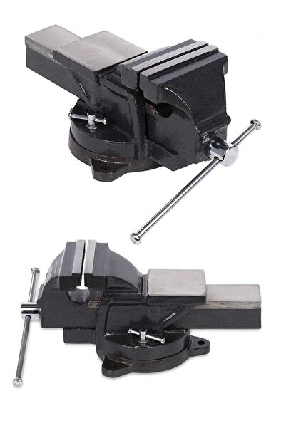 Millian 100 Mm Dövme Çelik 360 Derece Döerli Sabit Masa Tezgah Mengenesi 5 Yı...