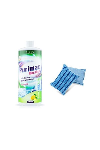 Silva Concentrated Dishwashing Detergent and Antibacterial Microfiber Dish Sponge