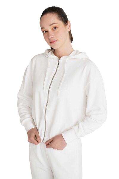hummel Bondi Zip Kadın Fermuarlı Sweatshirt 921588-9003