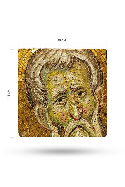 Begoloni Stone Decor Natural Stone Trivet 15x15cm Mosaic Printed