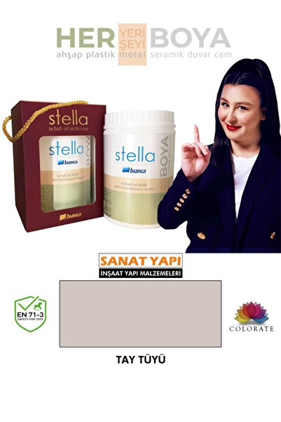 Bianca Stella Su Bazlı Akrilik Boya Tay Tüyü