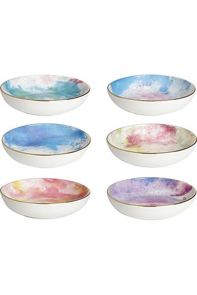 Porland Cosmos Mixed Pattern Bowl 17cm 415cc 6-pack