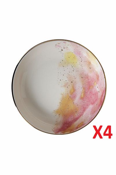 Porland Cosmos Pattern Bowl 17cm 415cc 4-pack 04alm003437