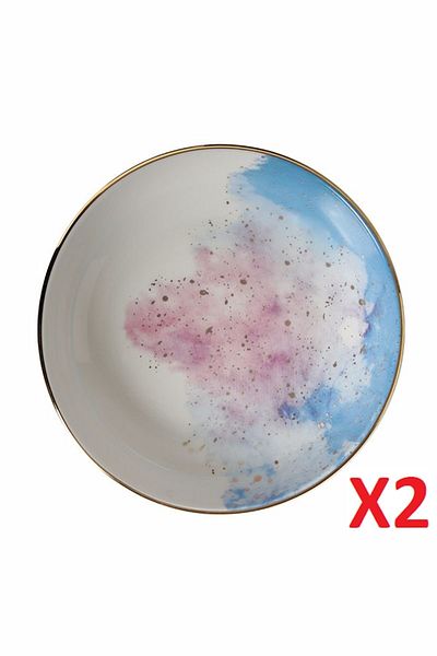 Porland Cosmos Pattern Bowl 17cm 415cc 2-pack 04alm003443
