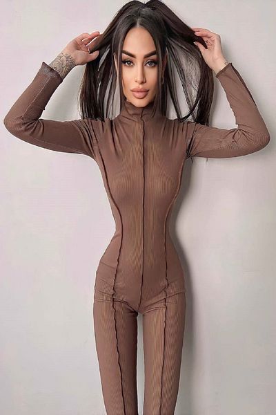 Fashiontayt Μακρυμάνικη φόρμα καμιζόλας - Casual και αθλητική χρήση