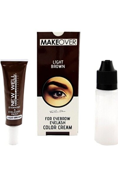 New Well Makeover Light Brown Kaş Kirpik Boyası Açık Kahverengi 15 ml - Kirpi...