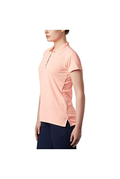 Columbia Innisfree Γυναικείο πορτοκαλί μπλουζάκι πόλο εξωτερικού χώρου Fl6087-807