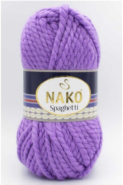 NAKO ( 5 Pieces ) Spaghetti 867 Lilac Hand Knitting Threads