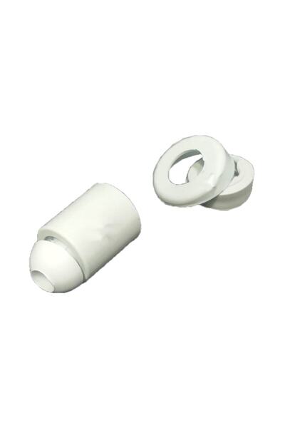 Yıldırım 4 Adet Taharat Çubuğu Ucu Plastik Beyaz Taharet Borusu Ucu Perletörü...