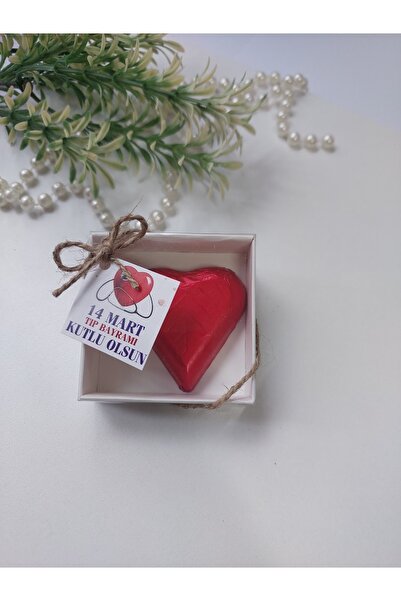 Lilamor 5 Adet 14 Mart Tıp Bayramı Kalpli Çikolata