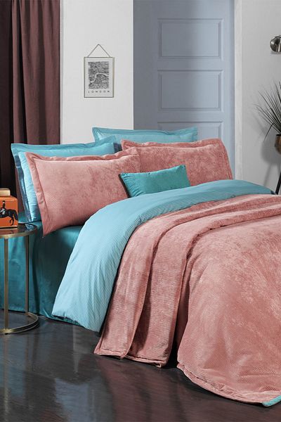 Sarev Dolce Vita Pink Double Bedspread Set