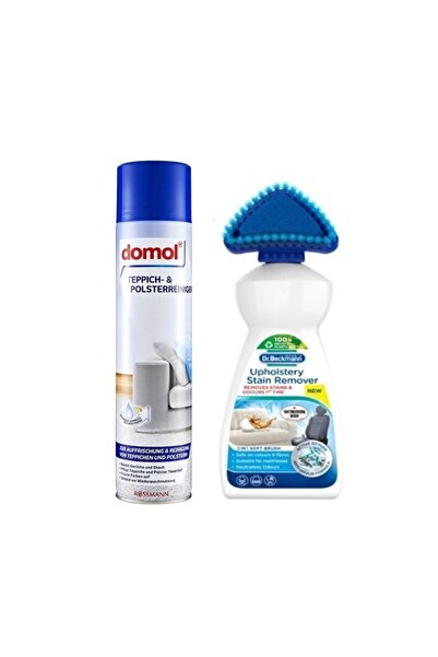 DOMOL Halı Ve Döşeme Temizleyici Köpük 600 Ml + Dr.beckmann Döşemelik Kumaş L...