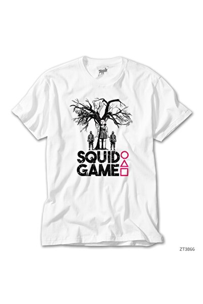 Z zepplin دمية لعبة الحبار - تي شيرت أبيض للأطفال