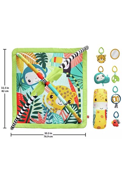 FISHER PRICE 3ü 1 Arada Yağmur Ormanı Jimnastik Merkezi Hjw08