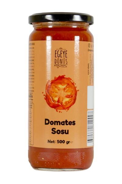 Ev Yapımı Yemek Için Hazır Domates Sosu Cam Kavanoz - 500 gr