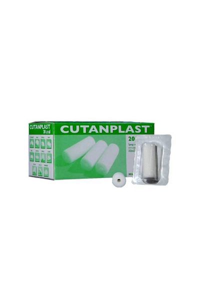 CUTANPLAST إسفنجة جلاتينية مرقئ شرجي لوقف النزيف (سبونج أوستان) قطعة واحدة من كوتان