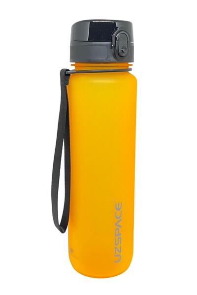 Uzspace زجاجة مياه تريتان ناعمة الملمس من سلسلة المجموعة الجديدة سعة 1000 مل