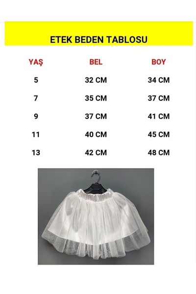 Çello mello Girl's Glittery Tutu Skirt