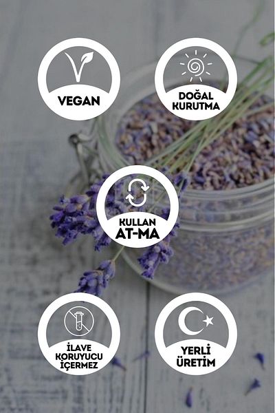 EGEYE DÖNÜŞ 25 gr.Dried Lavender Flower - Jar Appearance Ziplock Bag