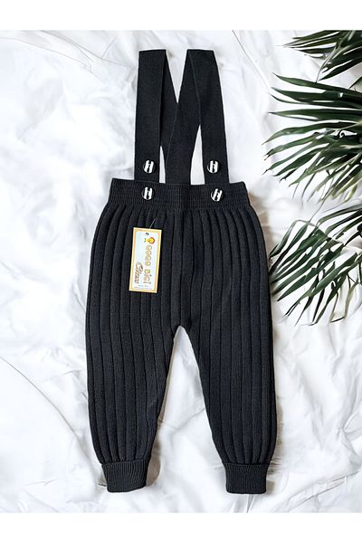 gogo bici Strap Adjustable Knitwear Leggings Salopet Jumpsuit Baby Kids