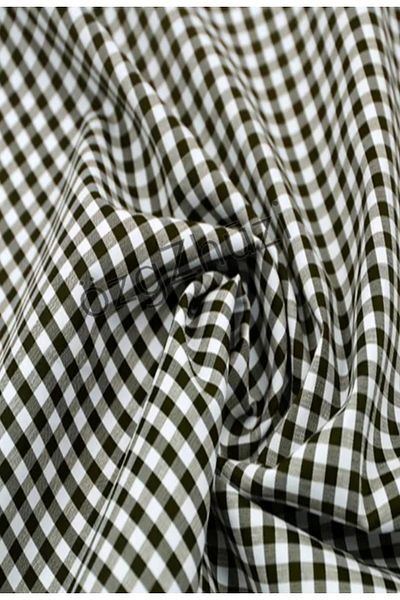 perlina home Plaid Black Cotton Fabric (UAreaways: shirt, dress, ecuvb. )