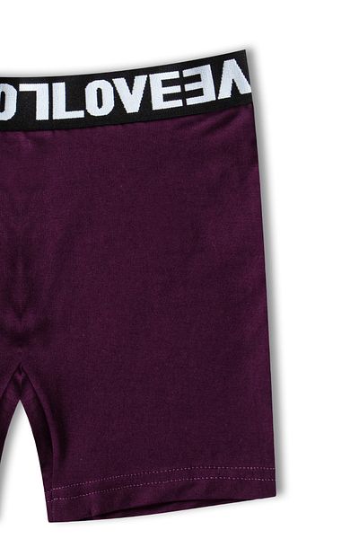 HNX Γυναικείο κολάν σορτς Purple Love Rubber Cotton