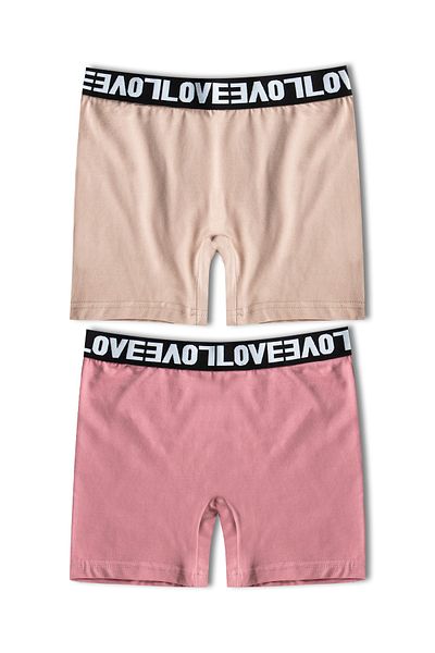 HNX Μίνι γυναικείο καλσόν Cotton Love Rubber 2 συσκευασιών