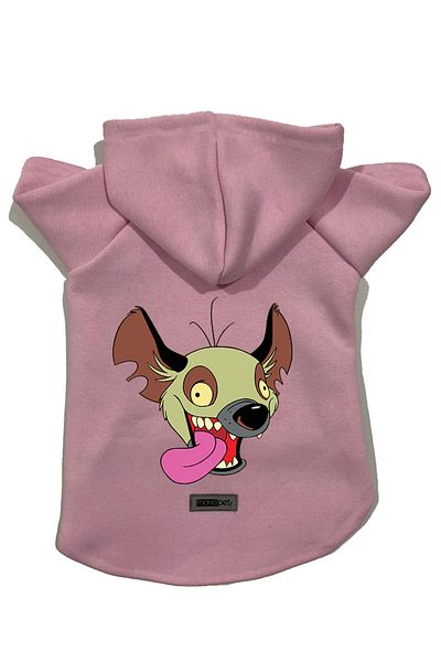 Monopetz Hooded Fleece Sweatshirt Dog And Cat Outfit & Dress - Pink Ed001
