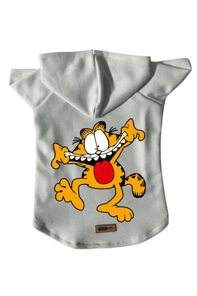 Monopetz سويت شيرت من الصوف بغطاء للرأس ملابس للكلاب والقطط - أبيض جديد من Ga...