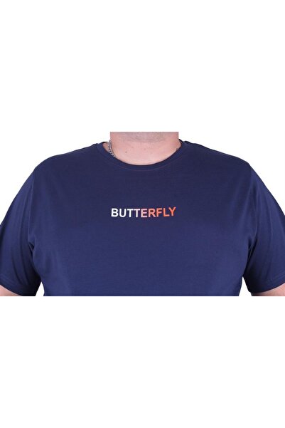 MocGrande Μπλουζάκι με λαιμόκοψη σε μεγάλο μέγεθος Butterfly 23107 Marin