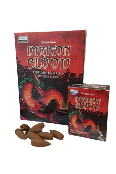 Hilalnur Hediyelik Dragon Blood / 120 Adet - 12 Paket Geri Akış Tütsü