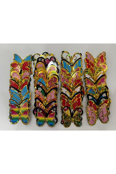 akyolgıda Butterfly Decor Cake Decoration 150 Pieces