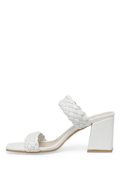 Butigo 21s-161 3fx Бели дамски чехли на висок ток