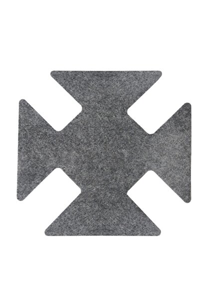 HOMİNG Tava,tencere Ve Bor Cam Koruyucu Çizdirmez Keçe 6'lı Set Süper Fiyat-gri