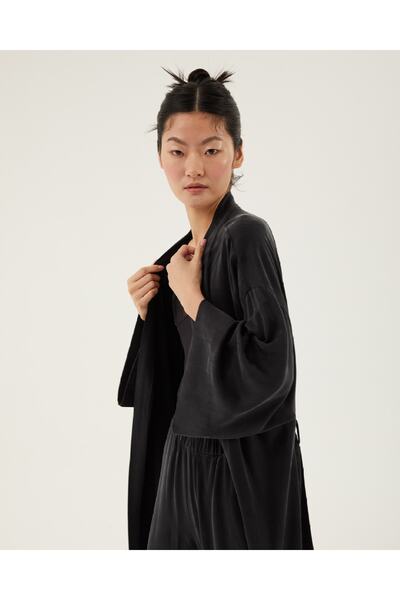 Towdoo Milky Way Uzun Kimono Cupro Elbise