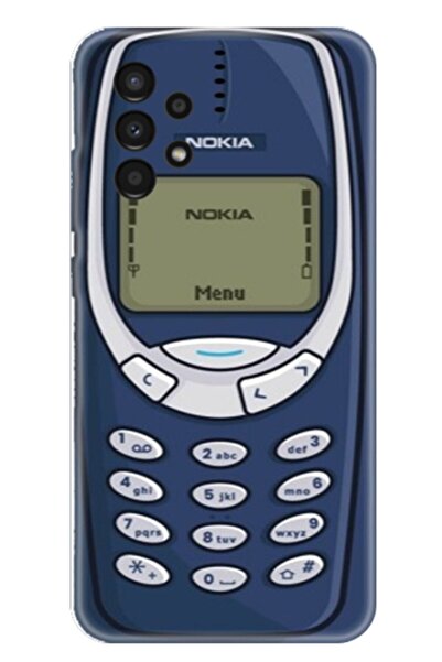 peakaks Samsung Galaxy A32 4g Nokia 3310 Tasarımlı Baskılı Telefon Kılıfı
