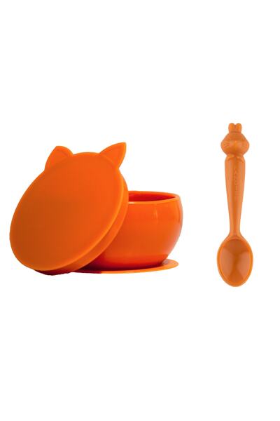 pandish Kitten & Hamham Seti (silikon Vakumlu Kapaklı Kase & Kaşık)