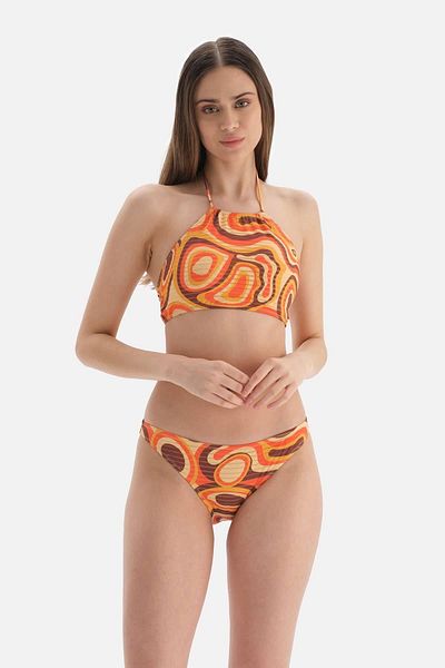 Dagi Gefliestes Neckholder-Bikinioberteil