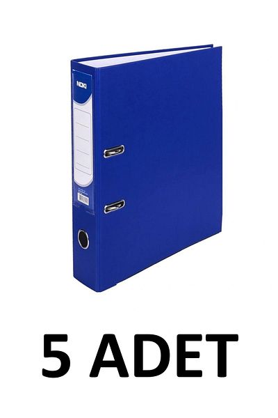 Noki 5 Pieces Blue Narrow Plastic Folder